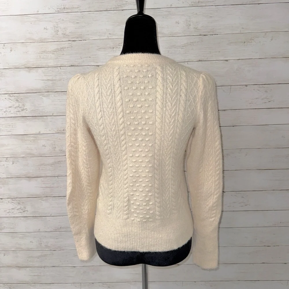 J. Crew Cable Crewneck Sweater